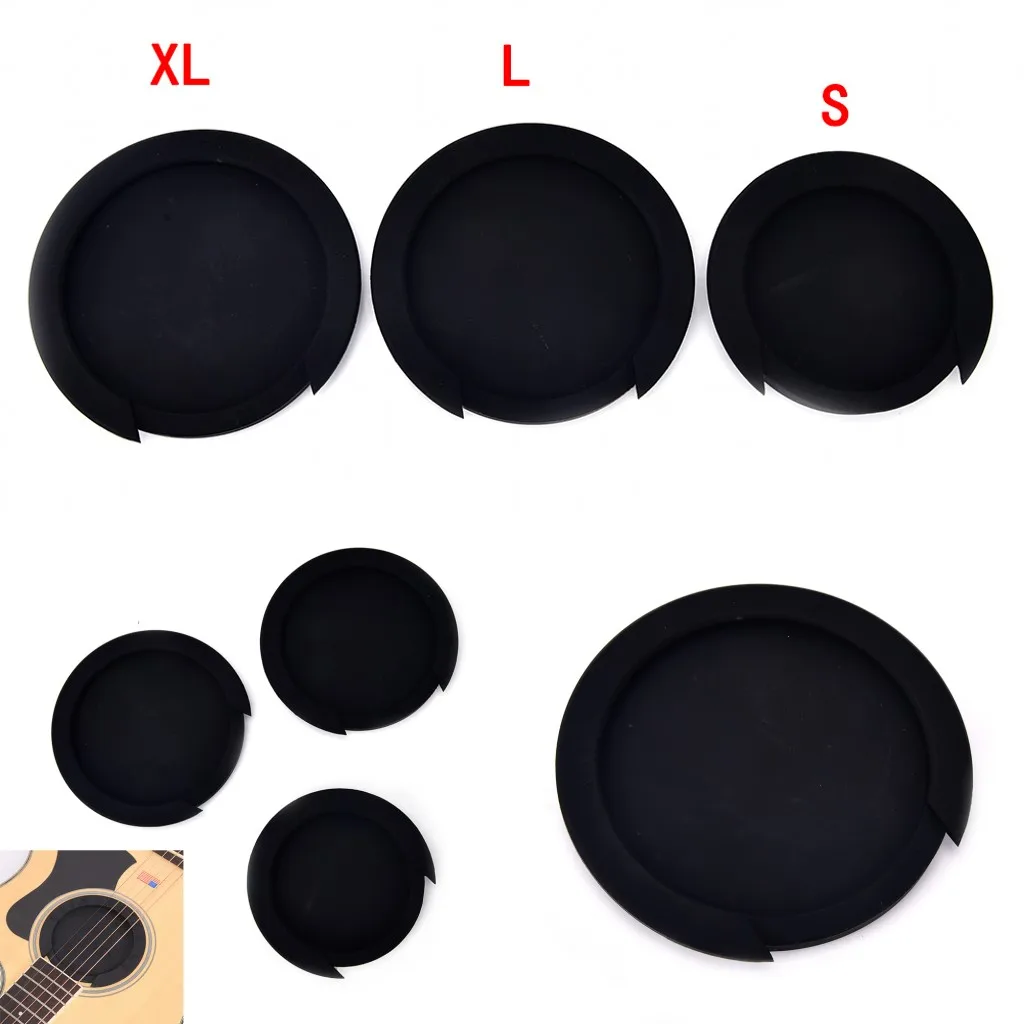 Новые 3 размеров силиконовый Классическая гитара бустер звук отверстие гитарная