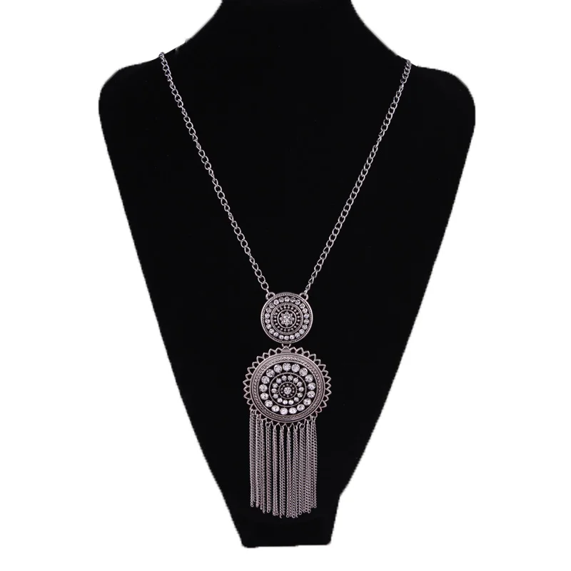 Новый бренд тибетские украшения Античное золото серебро Этническая Цыганская