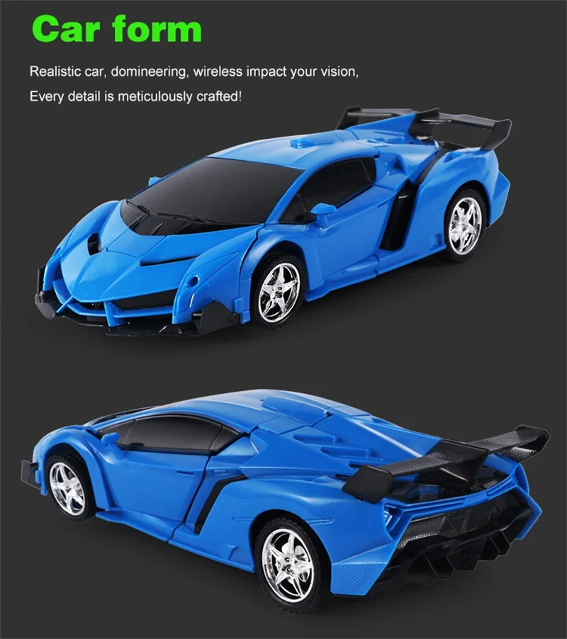 RC автомобиль роботы-трансформеры спортивный автомобиль модель игрушечные роботы Прохладный деформации автомобиль дети игрушки подарки для мальчиков Лидер продаж