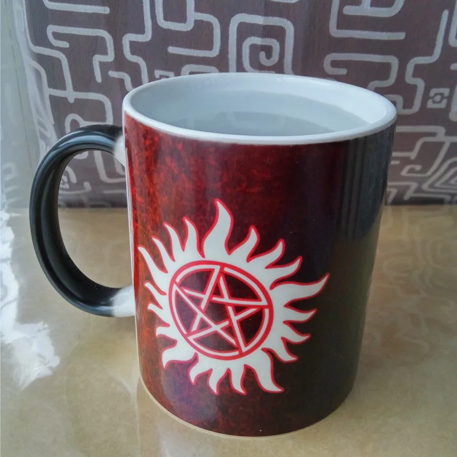 Прямая поставка! Супернатуральная волшебная кружка меняющая цвет