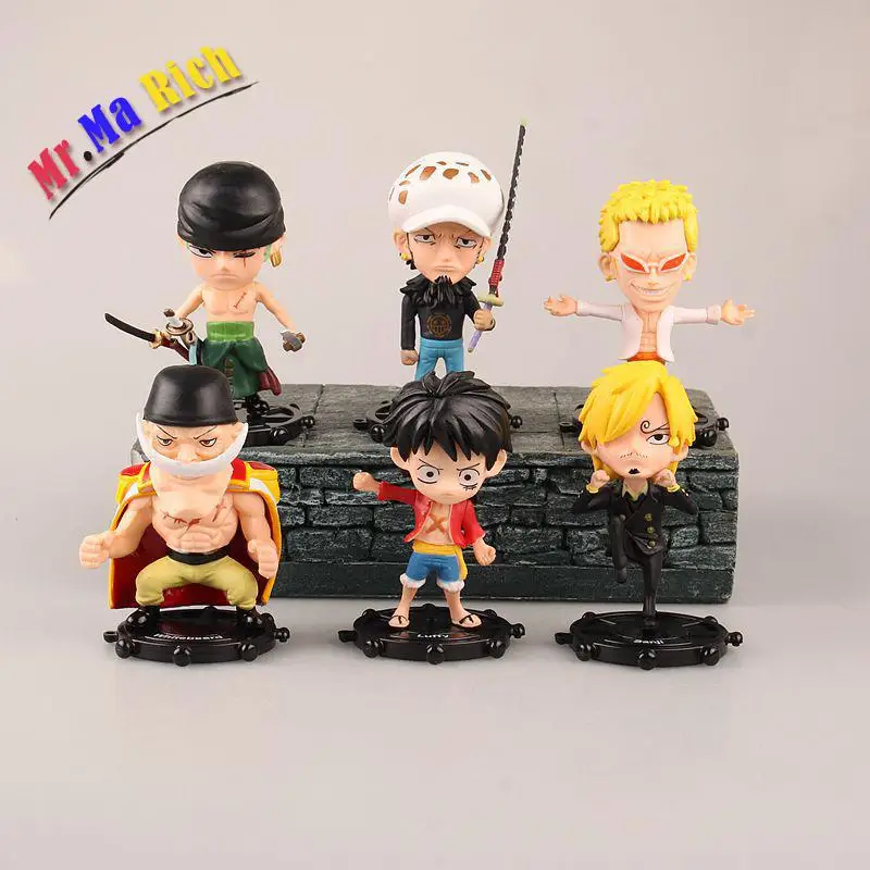 Аниме One Piece Luffy Zoro Sanji Chooper Nami Boa Hancock Doflamingo ПВХ фигурка Коллекционная модель