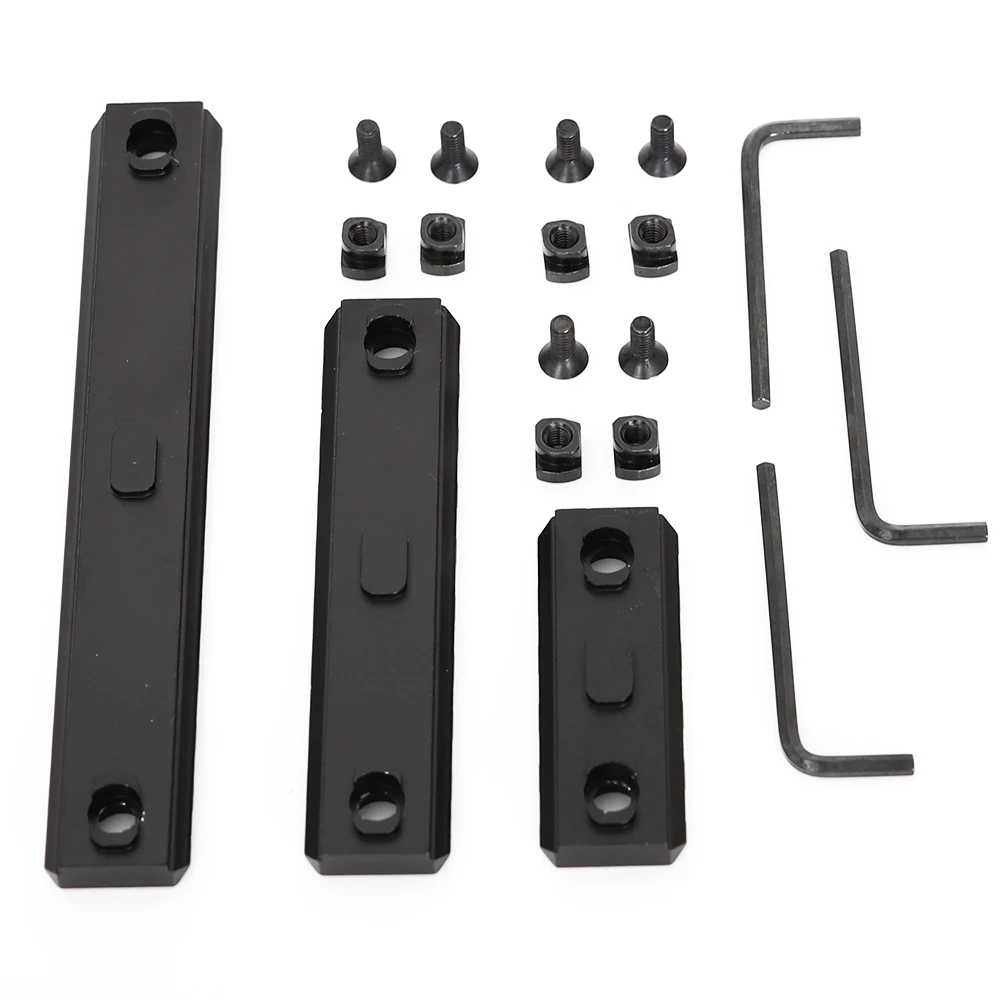 AR15 rail Aluminum M-Lok 5 9 13 Slot Picatinny/Weaver Rail Handguard Section set AR-15 MLOK 20 мм Picatinny | Спорт и развлечения