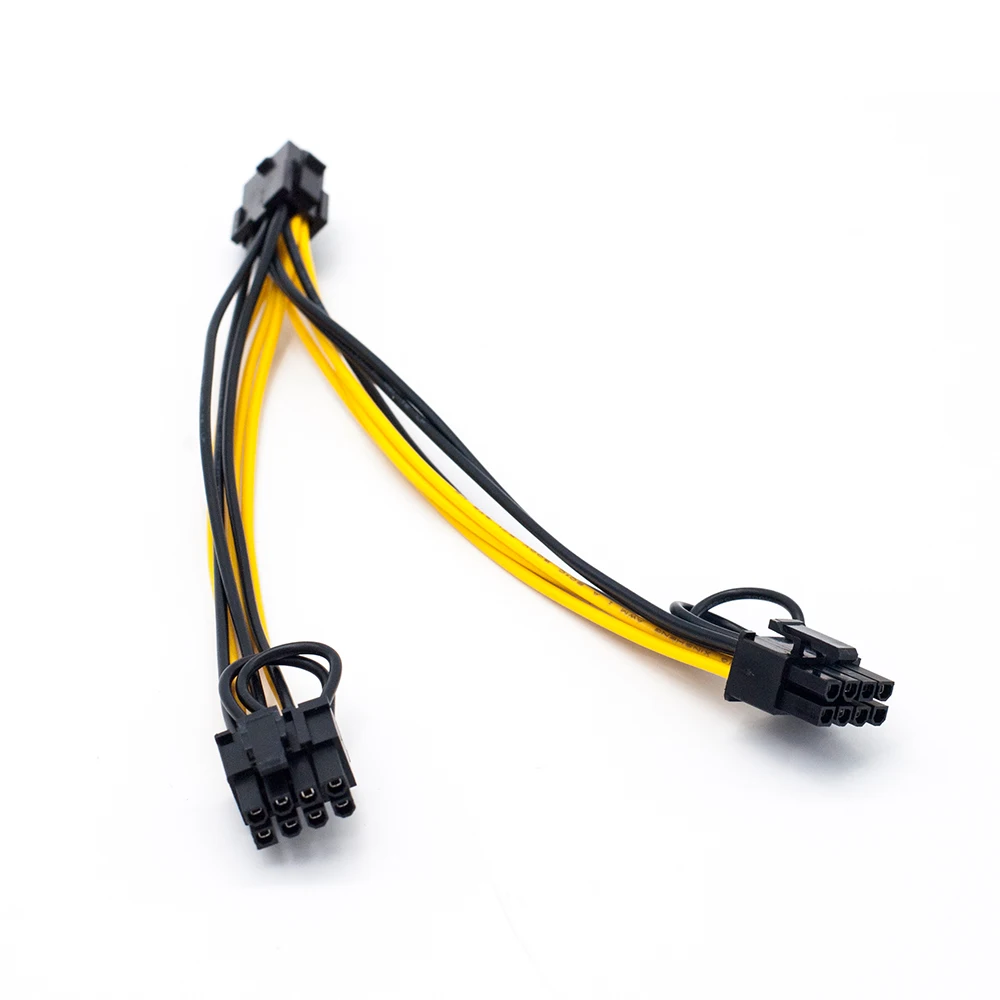 Кабель разветвитель PCI E 6 + 2 pin (6 pin/8 pin) видеокарта Express Dual 8Pin кабель питания|pcie 8pin|8pin