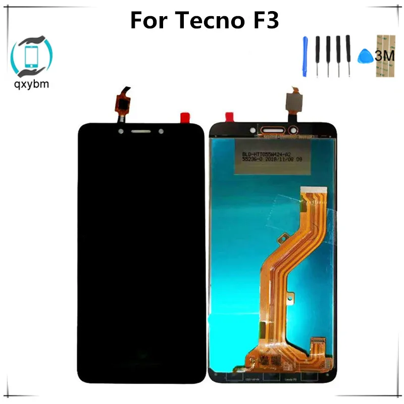 5 дюймов для Tecno POP 1 F3 ЖК-дисплей сенсорный экран дигитайзер панель в сборе Замена