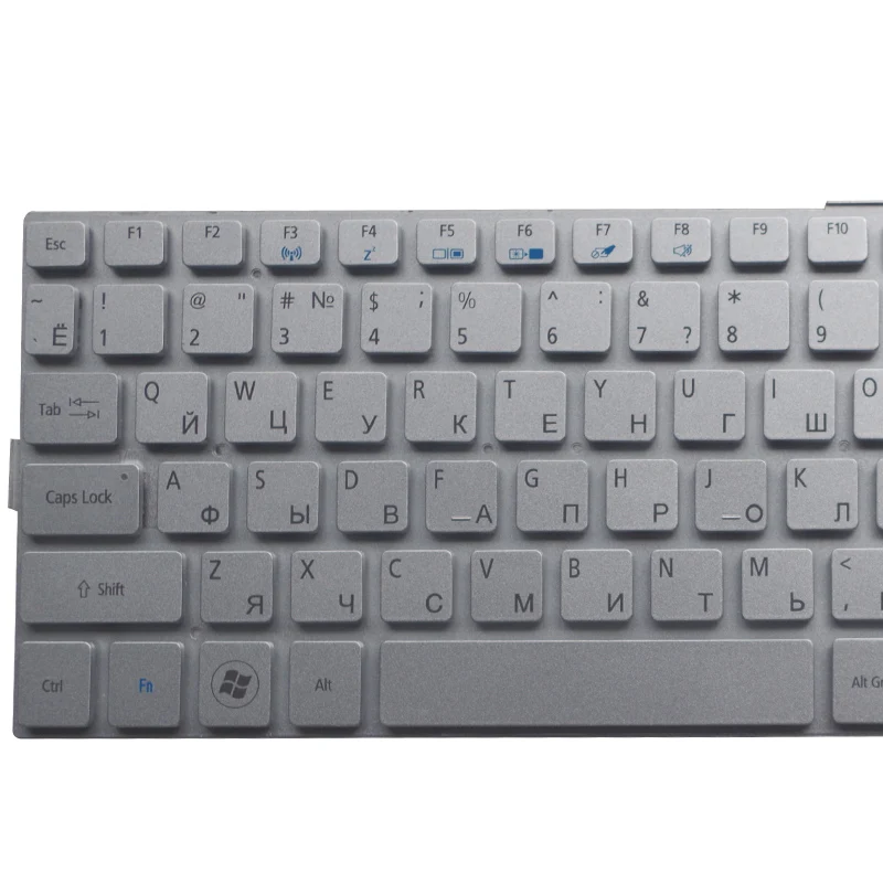 GZEELE новая клавиатура для ноутбука acer Aspire 8950 8950G 5943G 5943 5950 5950G 8943 8943G серия серебро RU русская замена клавиатуры