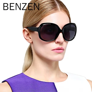 BENZEN солнцезащитные очки для женщин поляризационные UV 400 негабаритные Винтажные Солнцезащитные очки женские солнцезащитные очки тени с Чехол 6088