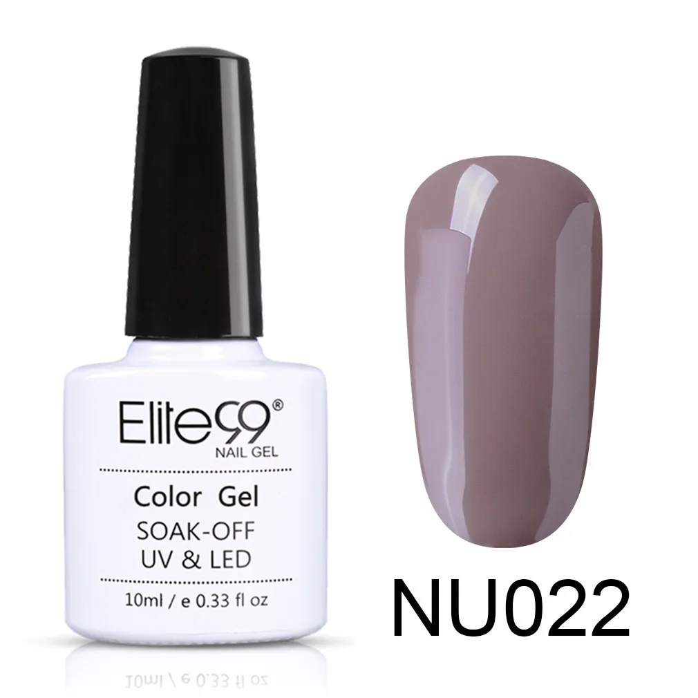 NU022 Elite99 10 мл телесный цвет серия Гель-лак для ногтей впитывающийся Гель-лак для ногтей полуперманентный Гель-лак для ногтей - Цвет: NU022