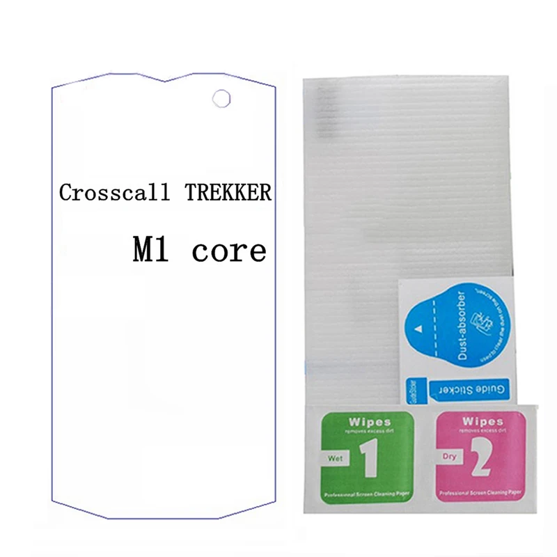 For Trekker M1 core 2 шт. Crosscall Trekker M1 Core закаленное стекло 9 H устойчивая к царапинам пленка для мобильного телефона Crosscall Trekker X3 X4 Защитная пленка для экрана - Цвет: For Trekker M1 core