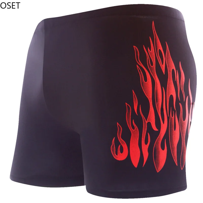 

2019 Hot Men's Swimwear Trunks Swiming Shorts Boy's Sport Beach Bathing Suit Black Swimming Short Large Size Sports Pants Male