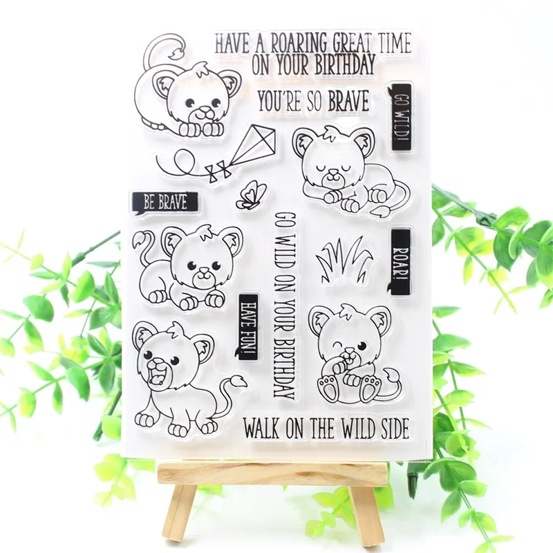 Зимние пожелания прозрачные силиконовые штампы для скрапбукинга/изготовления