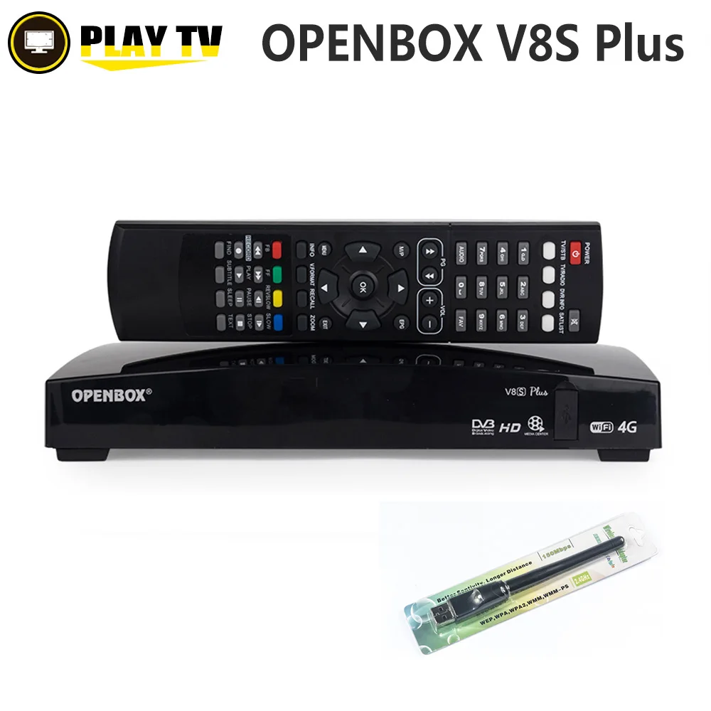 Цифровой спутниковый ресивер VONTAR Openbox V8S Plus 1080P HD DVB S2 Поддержка USB Wifi Youtube ТВ