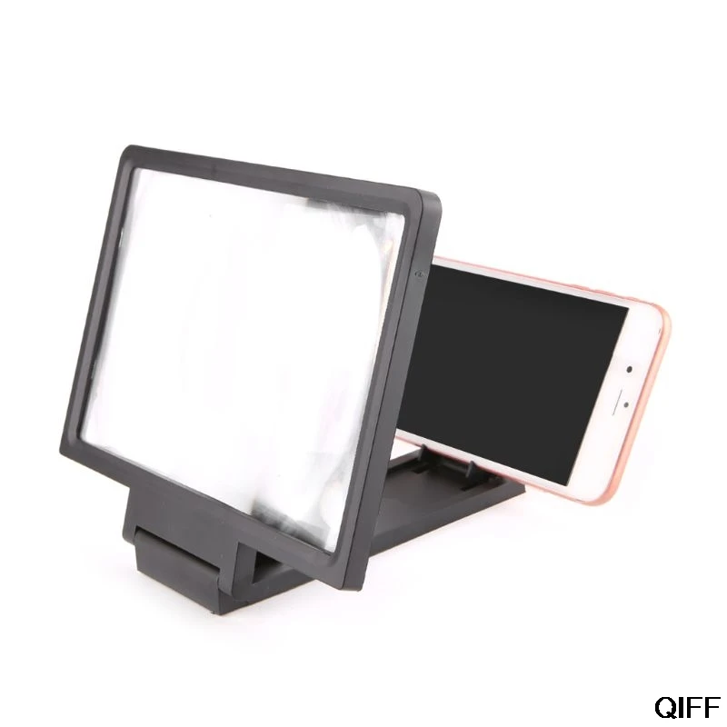 Новый 3D Экран усилитель мобильный телефон увеличительное Стекло HD Подставка для