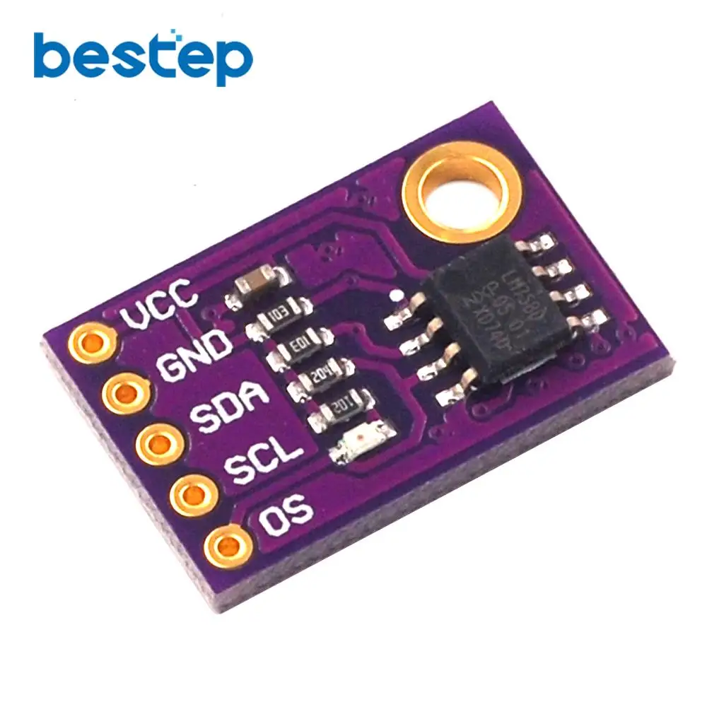 LM75 LM75A датчик температуры Высокая скорость интерфейс IEC Высокая точность макетная плата модуль
