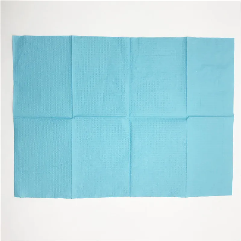 125 Pcs/Bag Oral Hygiene Disposable Neckerchief Medical Paper Bib Water-resistant For Dental Clinic Supplies |
