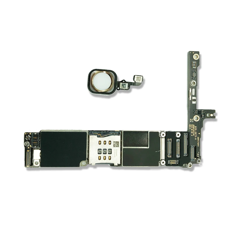16 ГБ, 64 ГБ, оригинальная материнская плата для iPhone 6 Plus, 5,5 дюймов, с отпечатком пальца, с сенсорным ID, разблокировка, логическая плата iOS