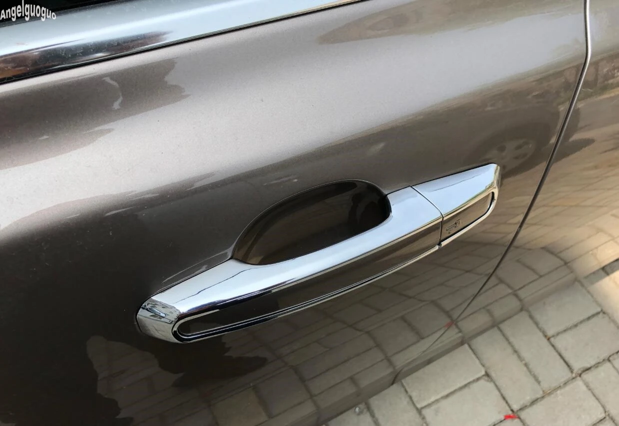 ABS отделка дверной ручки автомобиля блестки наклейка на крышку автомобильный