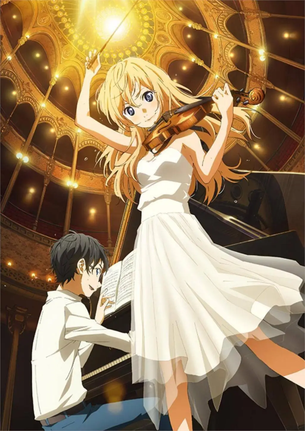 Постер Your Lie в апреле четкое изображение настенные наклейки украшение для дома