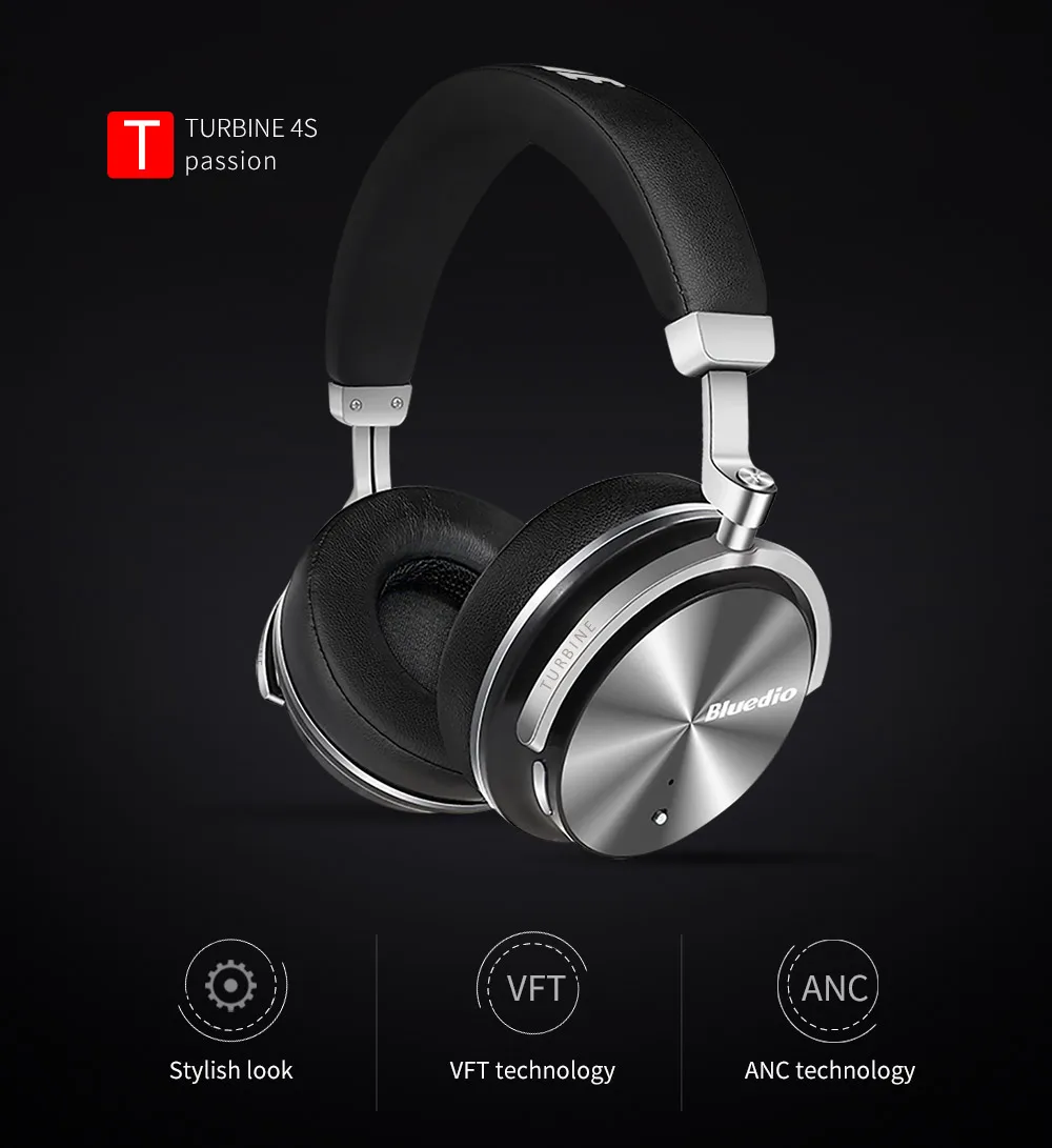 Оригинальные наушники Bluedio T4S Bluetooth с микрофоном|Наушники и гарнитуры| |