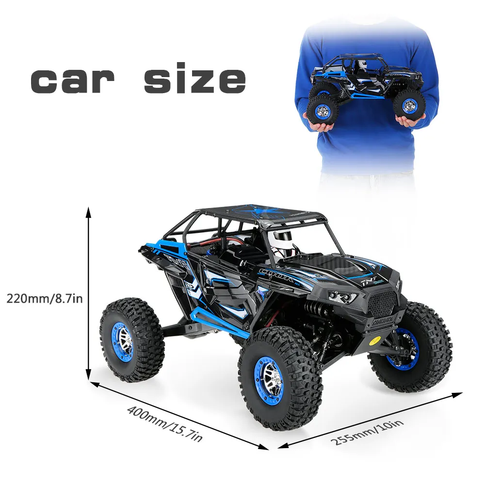 Wltoys оригинальный 10428 B 1:10 RC Автомобиль 2 4G 2CH 4WD 30 км/ч Электрический матовый