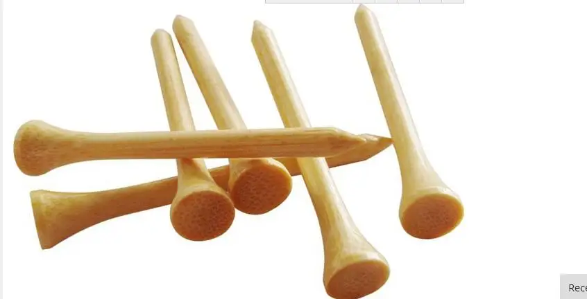 

2017 Hot Sale Special Offer regular size pieces Bamboo Golf Tees