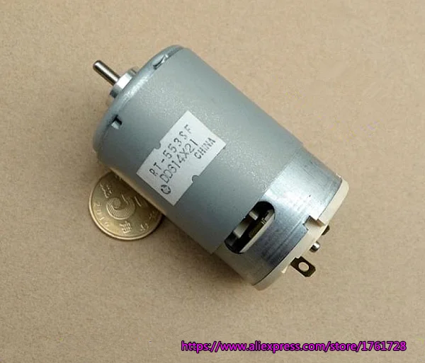 Диамтер 36 мм Mabuchi 553 двигатель постоянного тока RT-553SF DC220V 16000 об./мин высокоскоростной двигатель для электрического инструмента