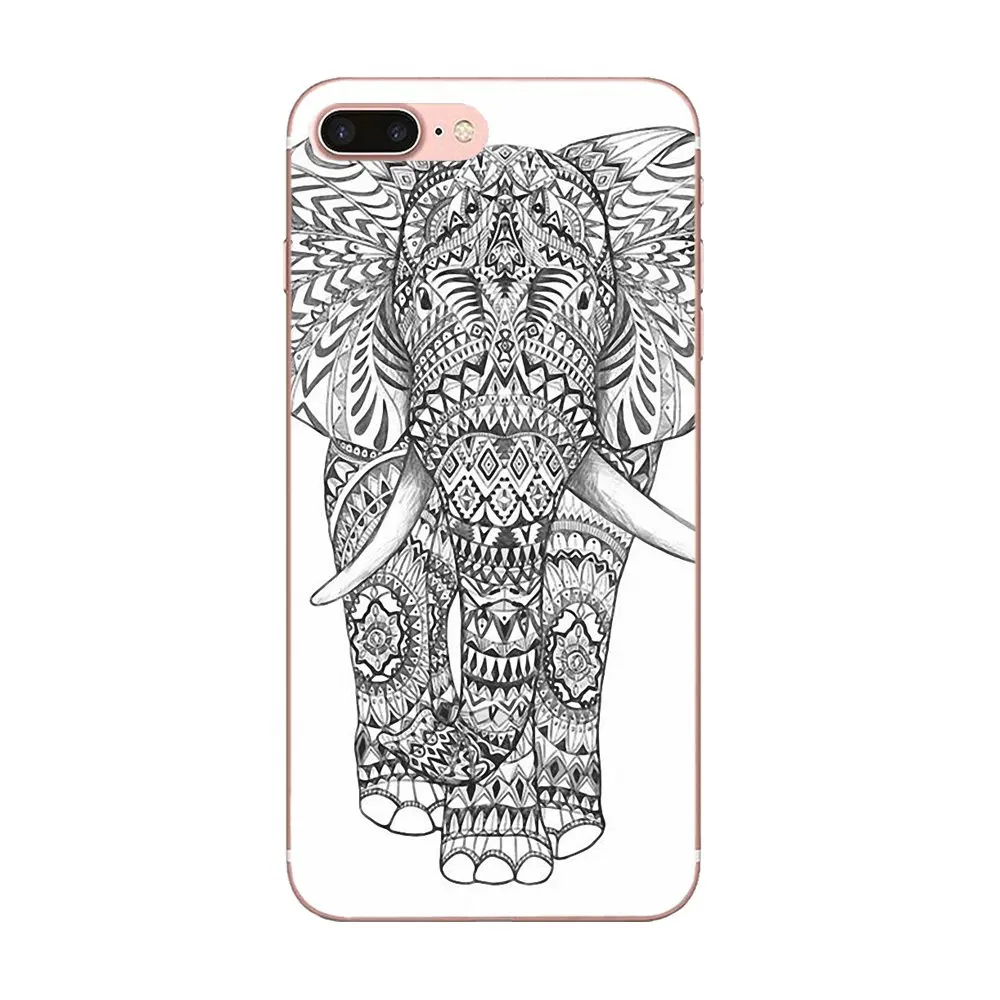 On Sale Luxury Cool Phone Accessories Case Aztec Animal Elephant Pattern For Xiaomi Redmi Note 2 3 3S 4 4A 4X 5 5A 6 6A Pro Plus | Мобильные