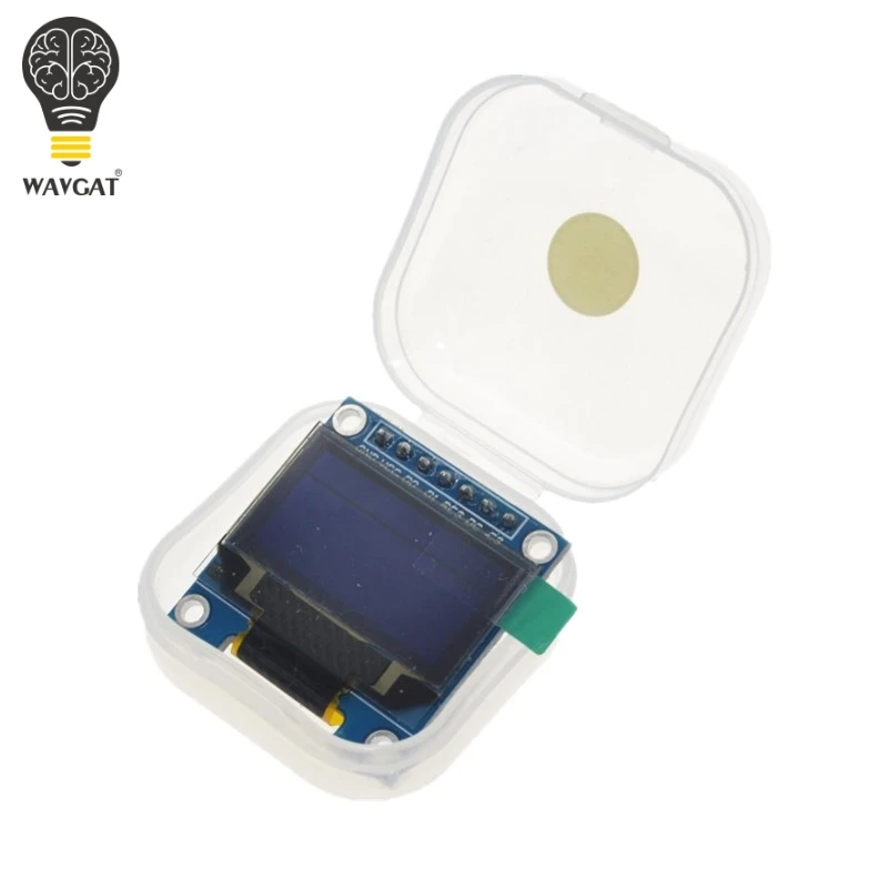 WAVGAT 0.96 Inch SPI OLED Display Module Yellow blue double color 128X64 7Pin Driver Chip SSD1306 for arduino | Электронные