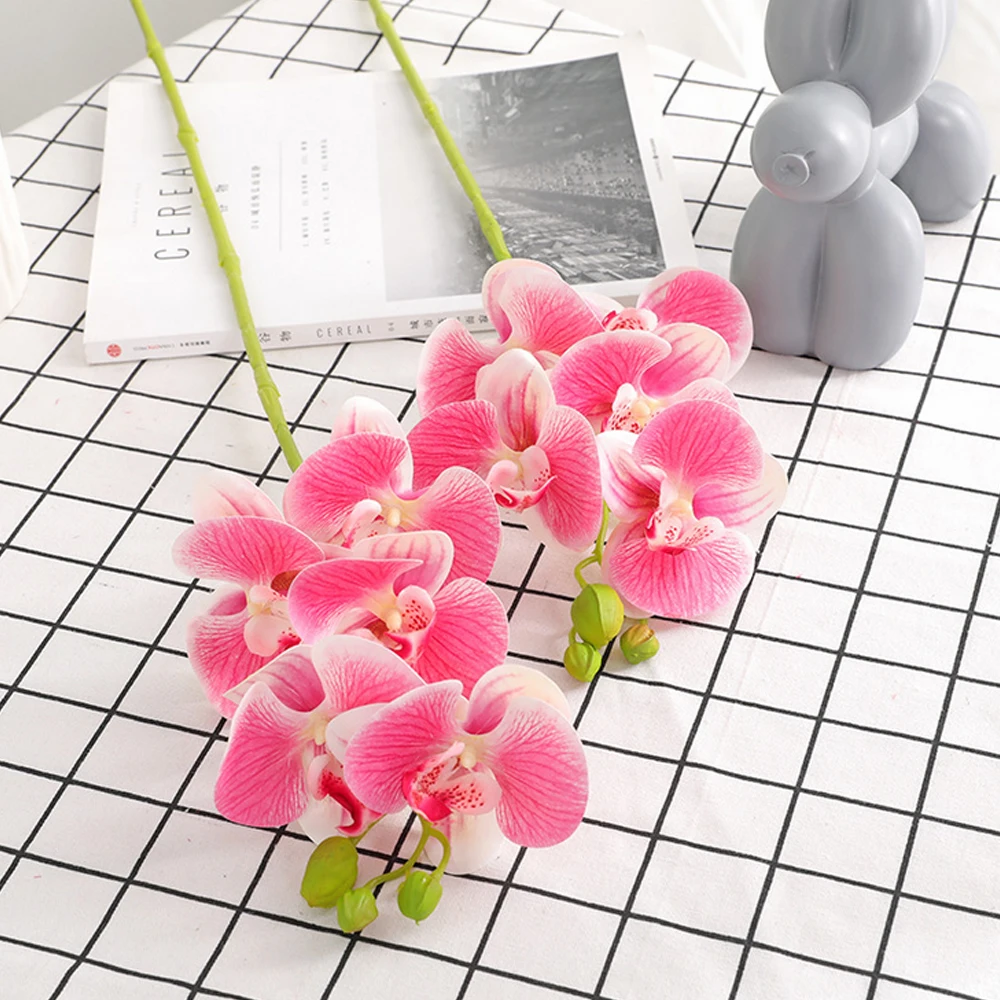 GUIGUI, 5 шт., 3D искусственная Орхидея, Бабочка, искусственные цветы моли, Орхидея, цветок для дома, свадьбы, сделай сам, украшение, настоящее прикосновение