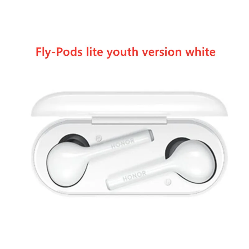 Flypods lite white huawei Honor FlyPods Lite FlyPods Pro FlyPods Bluetooth Беспроводные наушники с микрофоном, музыкальная сенсорная Водонепроницаемая динамическая гарнитура - Цвет: Flypods lite white