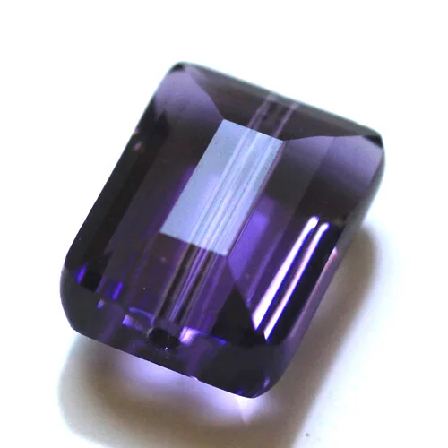 tanzanite 50pcs 12 X 10 мм замечательные квадратных бусины с спайсер ювелирные изделия DIY- стекло создать свой стиль DIY - Цвет: tanzanite 50pcs