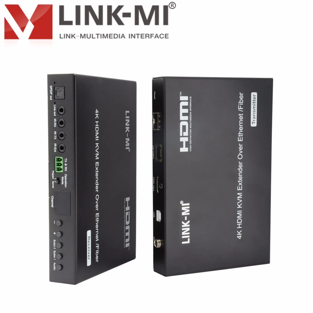 LINK M 4K HDMI + USB KVM удлинитель по IP/волокну 120 м 2 км 20 POE RS232 ИК 3D HDCP2.2/HDCP1.4 и система