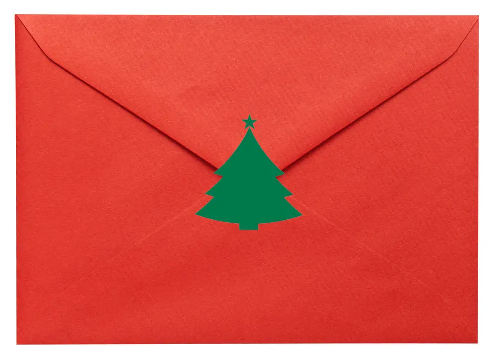 20 шт./40 шт./60 шт. новогодние наклейки на елку для конверта рождественские