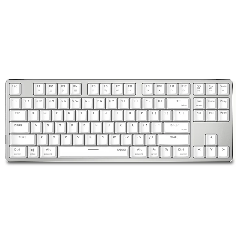 Механическая клавиатура с подсветкой RAPOO MT500 проводная USB 87 клавишами Игровая Windows