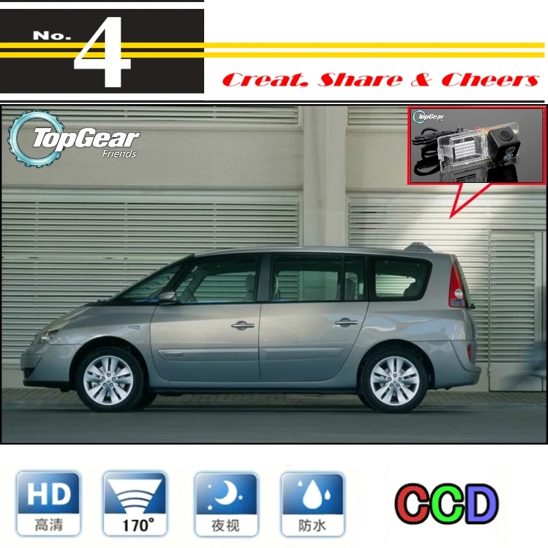 Автомобильная камера для Renault Espace 4 VI Высококачественная Водонепроницаемая