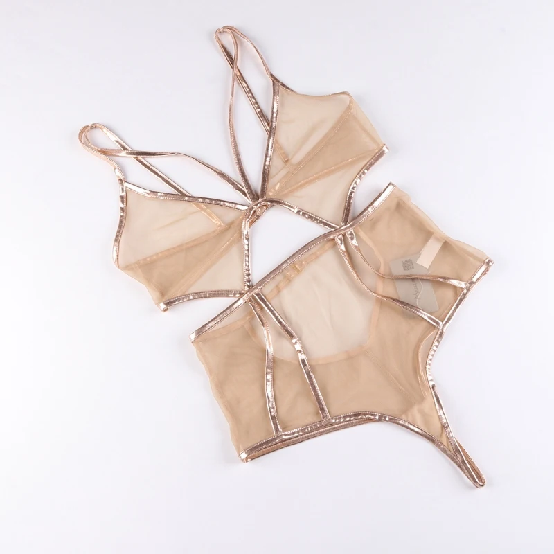 Missomo один предмет женский сексуальный комбинезон кружевной большого размера