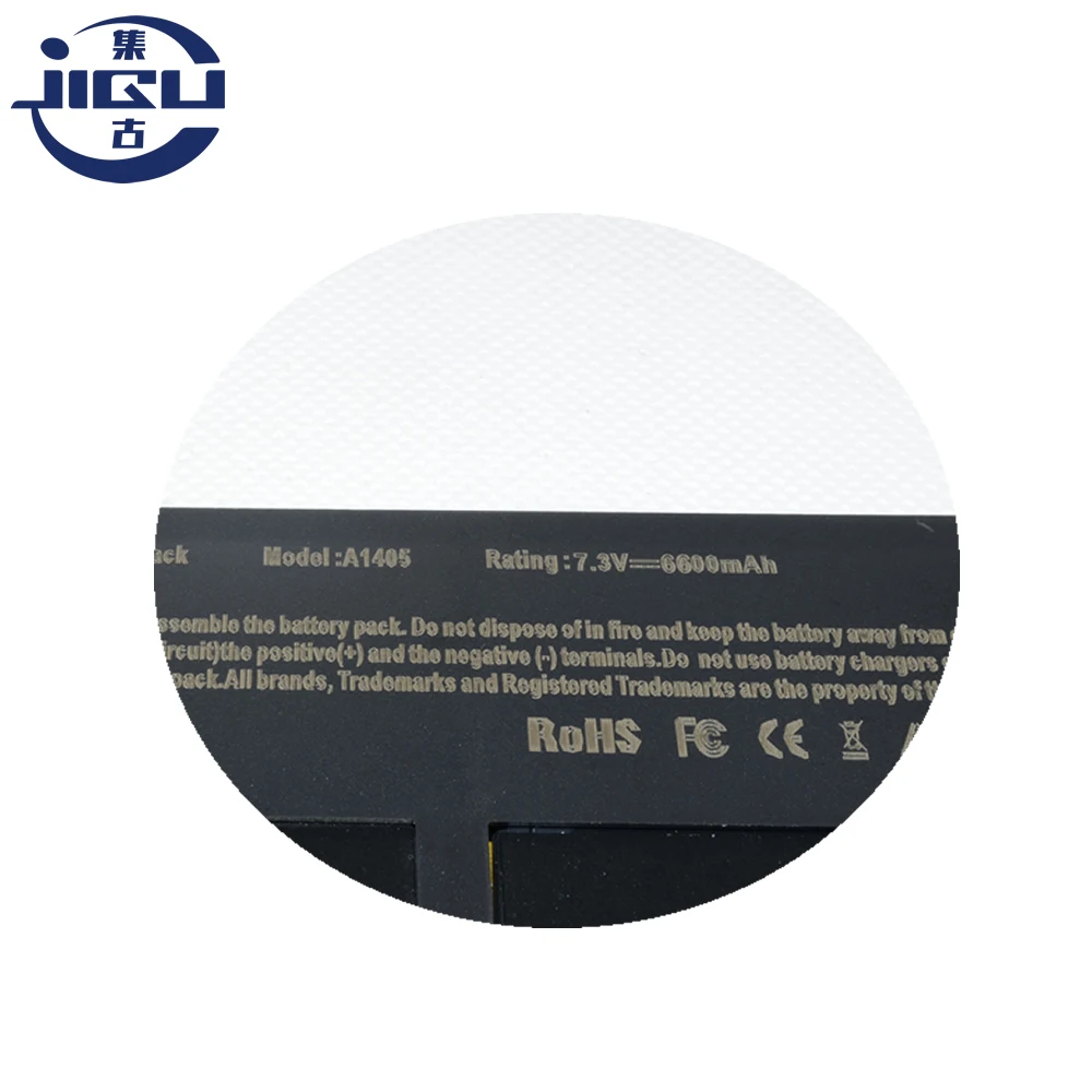 Сменный аккумулятор JIGU A1405 для Apple MacBook Air 13 дюймов A1369 2011 и A1466 упаковка с