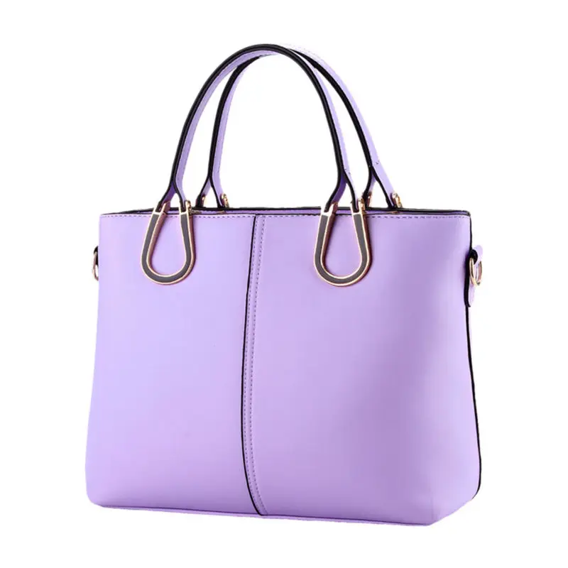 8865 Женская Мода Краткая Твердые Сумки PU Повседневные С Застежкой-Молнией Высокое