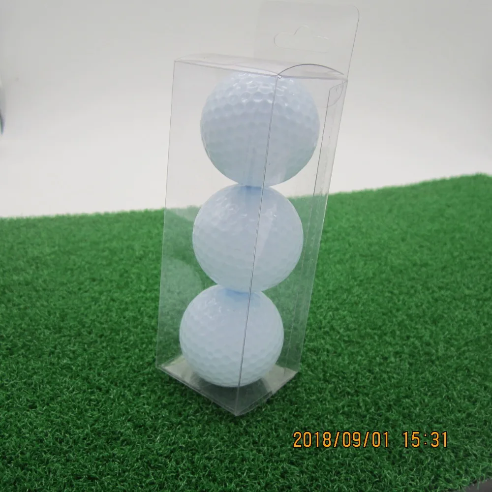 3 шт./упак. белый мяч для гольфа в одной прозрачной коробке | Спорт и развлечения