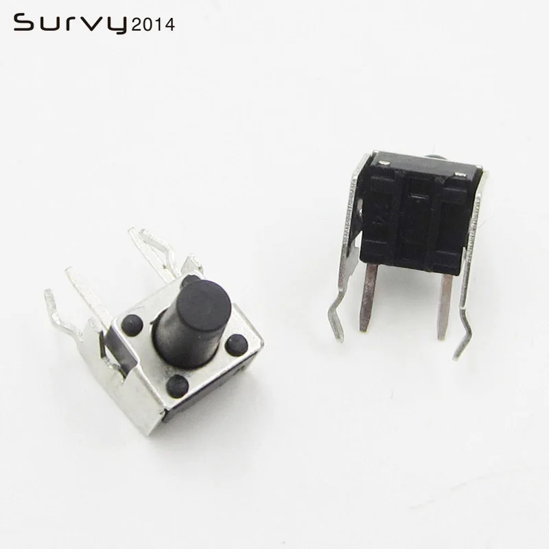 20 шт./комплект, тактовые кнопочные микропереключатели 6*6*9 мм, 4 контакта DIP 6x6x9