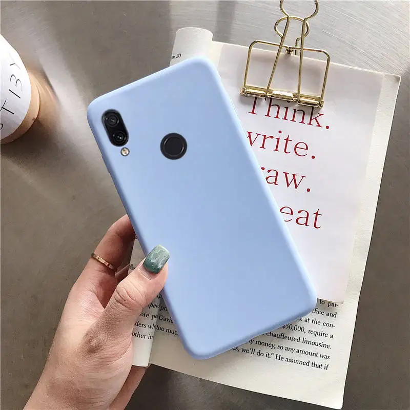 purple Матовый Силиконовый чехол для телефона huawei nova 5 5i 5t 4 3 3i 3e 2i 2s 2 lite plus Мягкий ТПУ чехол карамельного цвета - Цвет: purple