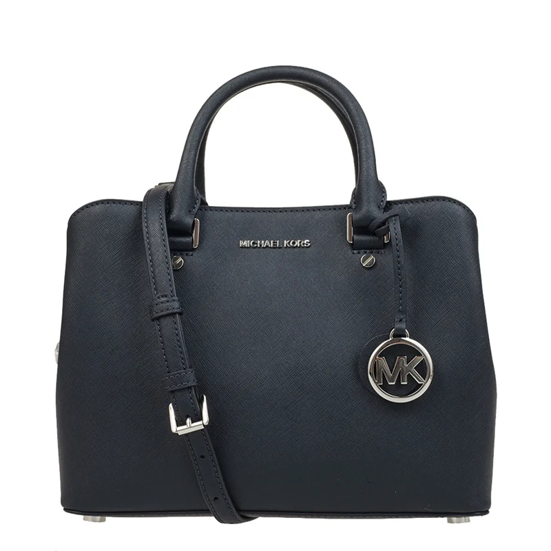 Черная сумка-саквояж от Michael Kors MK Savannah 30S6SS7S2L