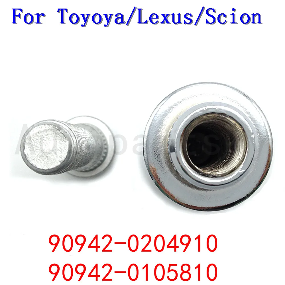 90942-02049+ 90942-01058 гайка и колесные серьги-гвоздики для TOYOTA 4runner SCION tC для LEXUS GX460 9094202049 9094201058