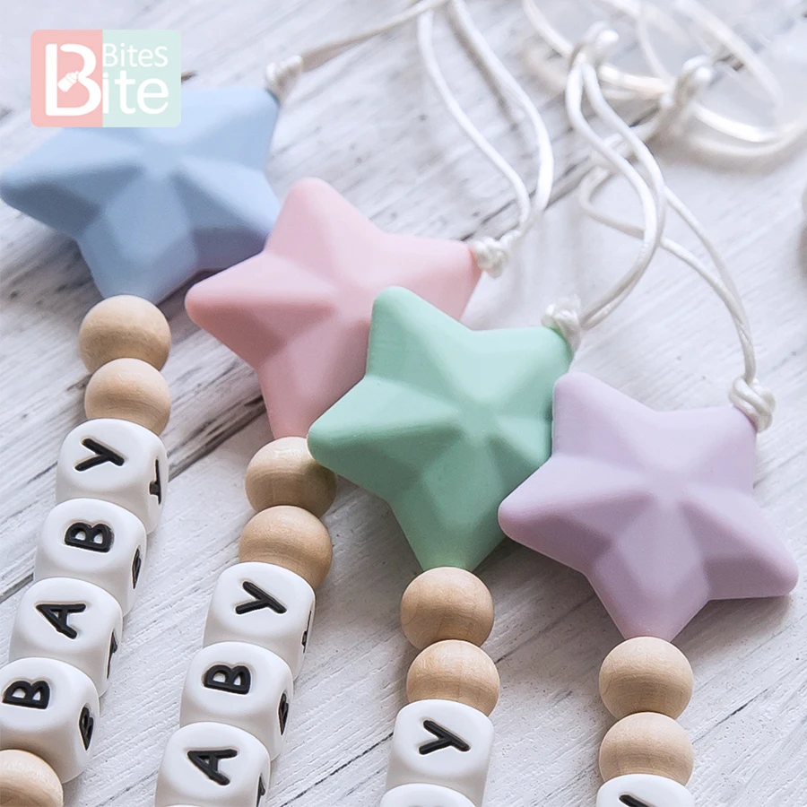 Силиконовые Прорезыватели для грызунов персонализированные имени соска с