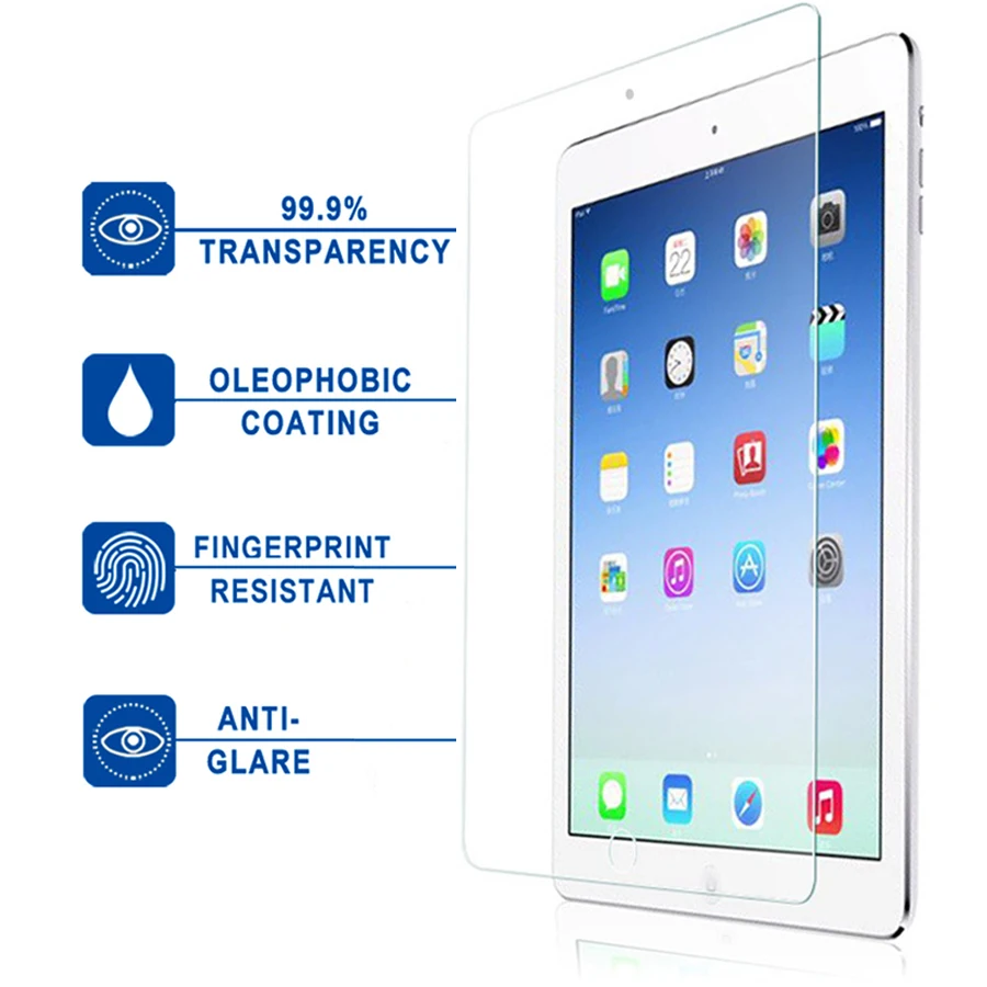 Для Apple ipad 9,7 Защитная пленка для экрана на пленка закалённое Защитное стекло для ipad 10,5 5th 6th Pro tremp воздуха 1 2 3 4