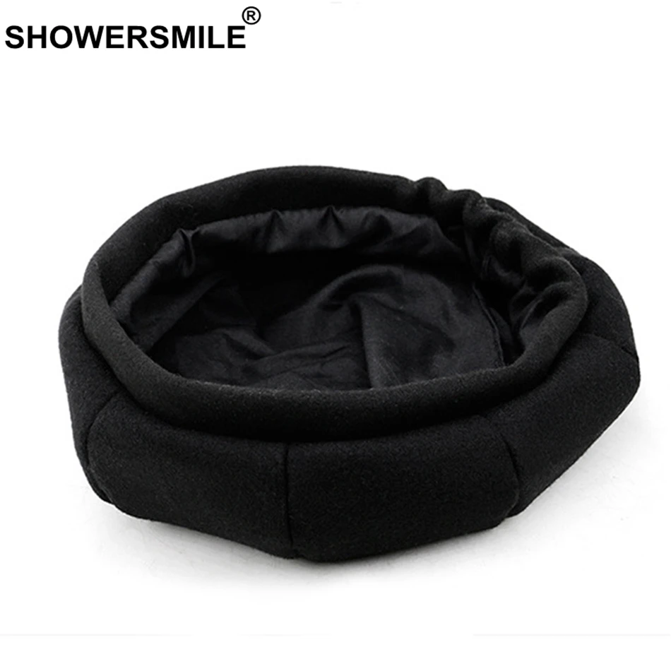 SHOWERSMILE женские береты шапки Серая шерстяная шапка женская мода восьмиугольная однотонная Кепка художника зимняя теплая мягкая Высококачественная шапка для художника