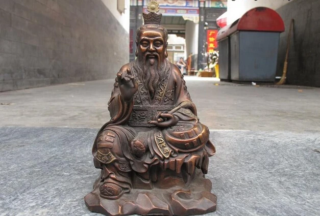 Zhxia 8 &quotКитай Лидер Даосизм Чистая Бронзовый Старший моральные Даосская Бог