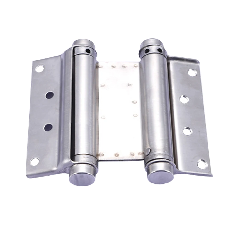 5 дюймов Нержавеющая Сталь Двойное действие скрытые двери серебряные пружинные