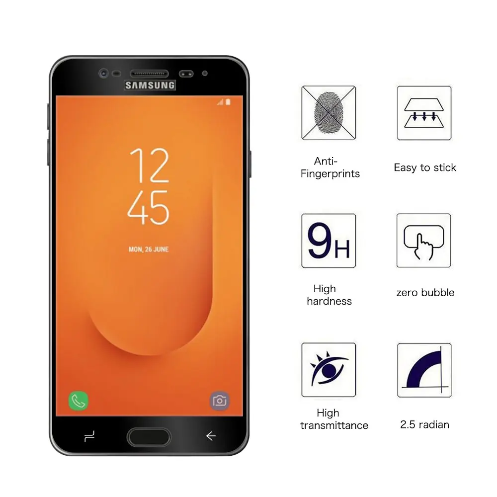 9H 3D полное покрытие закаленное стекло для SAMSUNG Galaxy J7 Prime Защитная пленка экрана HD