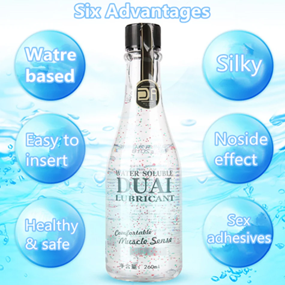 Смазка DUAI на водной основе для анального секса 260 мл|lubricant for anal sex|water-based lubricantsex lube |