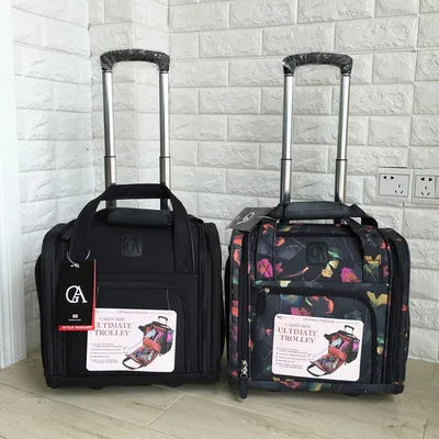 Экспорт в Англию Мужская Женская дорожная сумка на колесиках с фиксированным